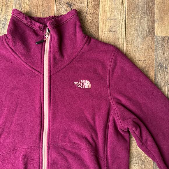The North Face Morninglory Jacket Women's Medium Purple Full-Zip‎ Fleece 5572 - Picture 5 of 13
